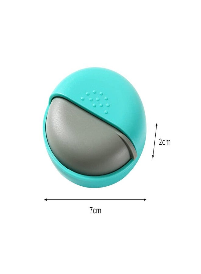 Eforcase منظم حبوب السفر من إيفوركيس، 4 قطع، علبة حبوب محمولة، علبة حبوب صغيرة لحقيبة الجيب، حاوية حبوب محمولة للأدوية والفيتامينات - Image 2